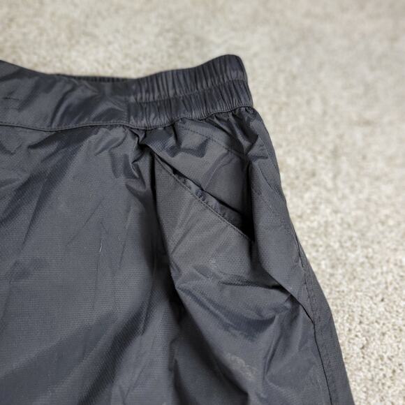 Cabelas Mens Rain Pants XL Black Lightweight Nylon Packable Outdoor Trail Hiking - Picture 7 of 12